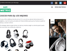 Tablet Screenshot of alexmetric.com